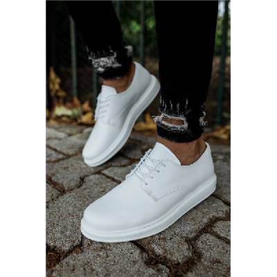 Chekich Унисекс обувки с връзки CH003 - Бели #359427 (359427_Бяло)