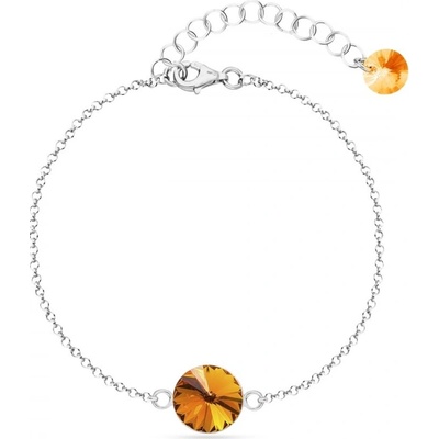 Spark zlatý se Swarovski Elements Candy B1122SS47T Topaz