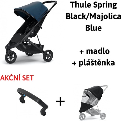 Thule Spring Black Majolica Blue 2022 + madlo + pláštenka