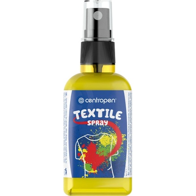 Sprej na textil CENTROPEN 1139 žltý 110 ml