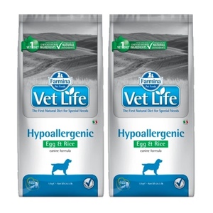 Farmina Vet Life Dog Хипоалергенна яйца и ориз 2x12кг