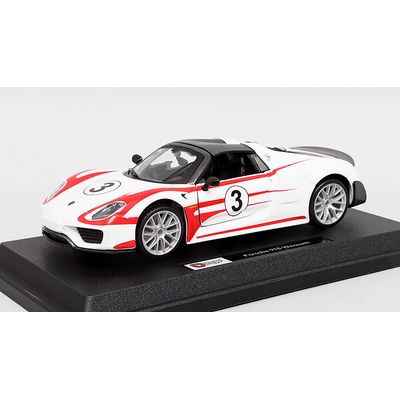 Bburago Porsche 918 Weissach 3 Salzburg Racing 1:24