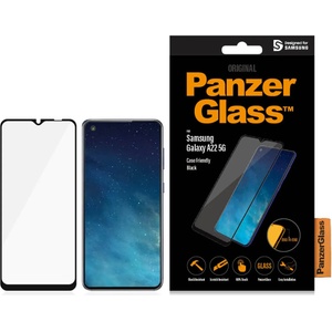 Panzer Стъклен протектор PanzerGlass за Samsung Galaxy A22 5G Case Friendly -Черен