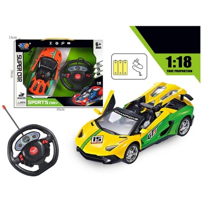 Детска спортна кола с дистанционно и отварящи се врати