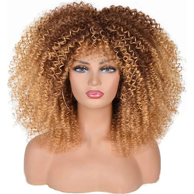 Wigorous Afrea - blond ombre kučeravá polodlhá Afro parochňa