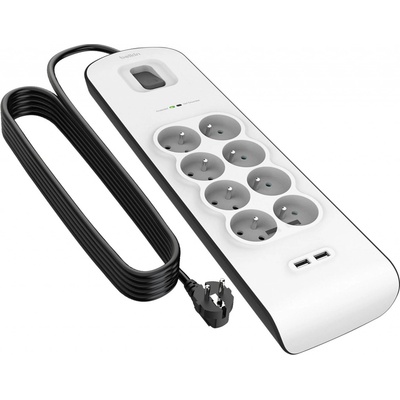 BELKIN SurgeStrip 8 zásuvek + 2USB