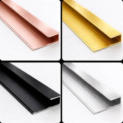 Декоративна Лайстна за uv Панел и wps Панел | Начало или Край | Цвят: Злато, Розово Злато и Сребро | Дължина: 3000мм-3мм, 5мм и 8мм
