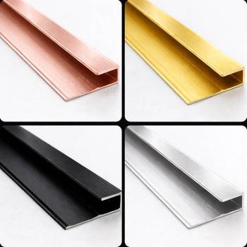 Декоративна Лайстна за uv Панел и wps Панел | Начало или Край | Цвят: Злато, Розово Злато и Сребро | Дължина: 3000мм-3мм, 5мм и 8мм