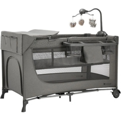 KinderKraft Бебешка кошара Kinderkraft - Joy Full 2, Dark Grey (KLJOY02DGR000AC)