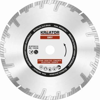 Kreator KRT084102 - Diamantový kotúč segmentový 230mm EXPERT
