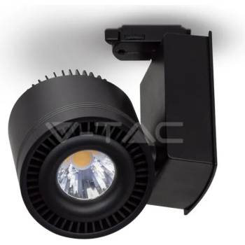 V-TAC 45w led cob cri>95 Прожектор Релсов Монтаж Черно Тяло 3000k (1236)