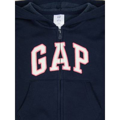GAP Baby Sweatshirt with Logo Girls modrá