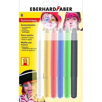 EBERHARD FABER Farby na tvár v ceruzke 6 farebné vysúvacie