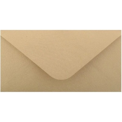 Paper Design Obálka DL metalická s ražbou - zlatá - 0637