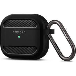 SPIGEN Rugged Armor, черен - AirPods 2021 (ASD01978)
