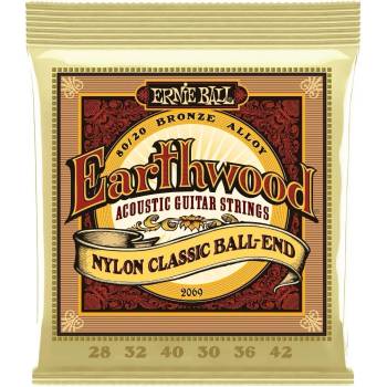 Image 1 of Ernie Ball 2069 Earthwood Найлонови струни за класическа китара (P02069)