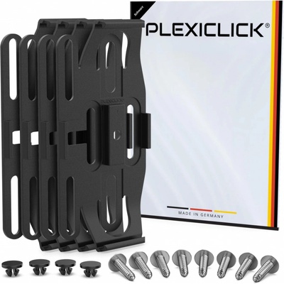Plexiclick neviditelné držáky českých SPZ
