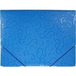 TITANUM Briefcase A4 with eraser patterns blue