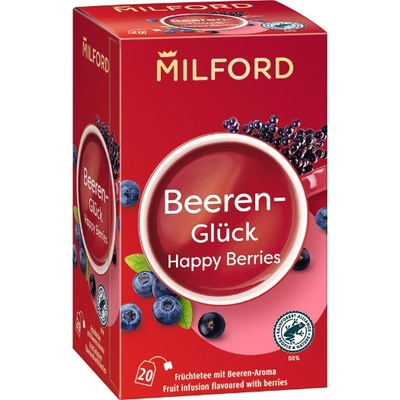 MILFORD Ovocný čaj Happy berries 20 x 2,5 g