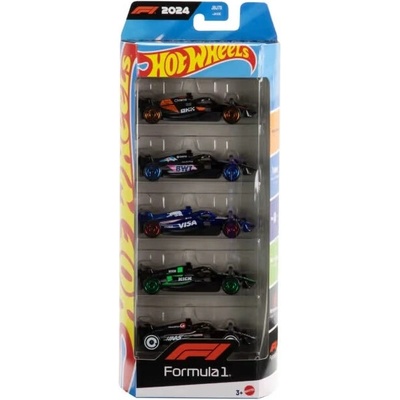 Mattel Hot Wheels Formula 1 - Sada angličákov 5ks
