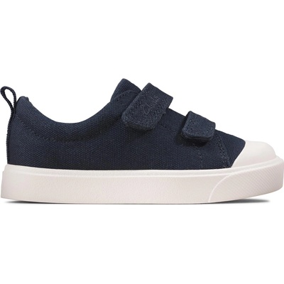 Clarks City Bright Sneakers - Navy Canvas