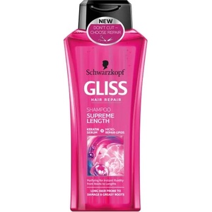 Schwarzkopf Supreme Length Шампоан за дълга коса с регенериращи микролипиди и екстракт от божур