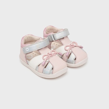 Image 1 of Mayoral Сандали с панделка за бебе момиче Майорал в бледо розово