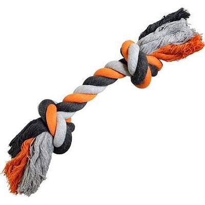 HipHop Uzel bavlněný 2 knoty šedá tm.šedá oranžová 41 cm