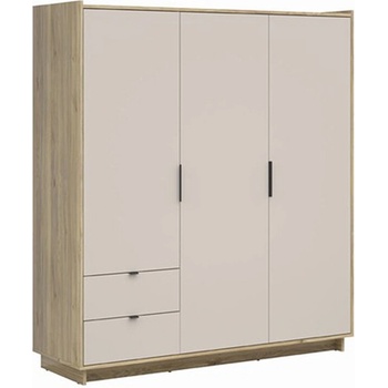 ЕВРОМАР Гардероб dalva - с 3 врати и 2 чекмеджета (016.005.0013)