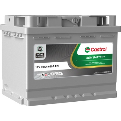 Castrol AGM 12V 60Ah 680A CST.AGM.L2.60.068.A