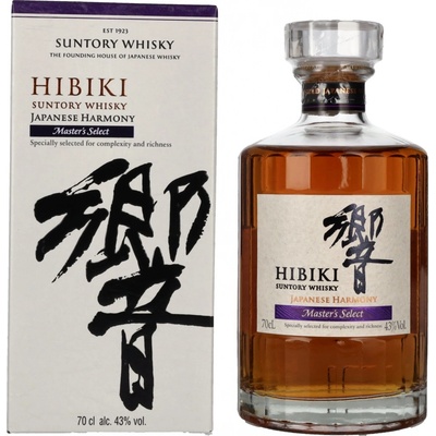 Suntory Hibiki Harmony Master´s Select 43% 0,7 l (kartón)