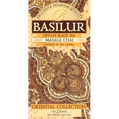 Basilur Tea Export Orient Masala Chai neprebal 25 x 2 g