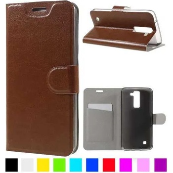 Image 1 of LG K8 Magnetic Wallet Кожен Калъф и Протектор