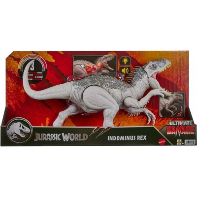 Mattel Jurský svět Ultimate Damage Indominus Rex se Světly a zvuky JLD20 – Hledejceny.cz