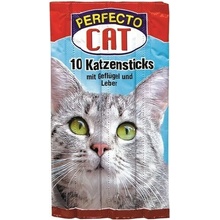 Perfecto Cat jerkys drůbeží s játry 10 ks