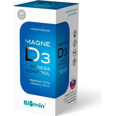 Biomin Magne D3 Stress Control 60 kapslí