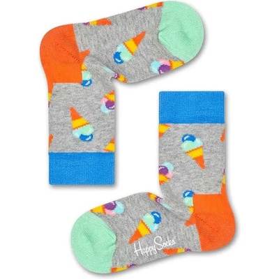 Детски чорапи Happy socks Ice Cream kids socks - Grey (Multicolor)