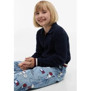 Tommy Hilfiger пуловер за деца от памук (KG0KG09682.9BY2)