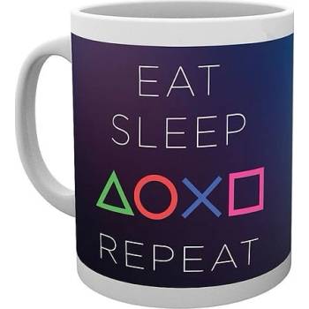 GB eye Hrnek PlayStation Eat Sleep Play Repeat 320 ml