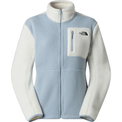 The North Face Дамско поларено яке The North Face Women's Yumiori Full Zip Fleece jacket - Frost Grey / White Dune - размер XS (105-6484-0811)