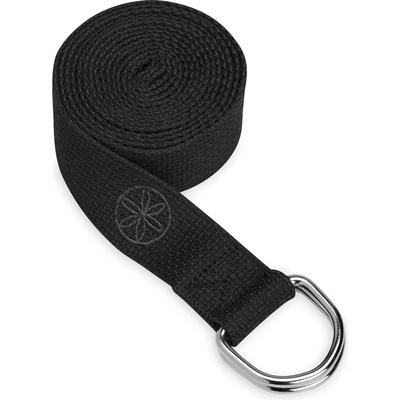 GAIAM Йога колан Gaiam Yoga Strap 8ft Yoga strap - Black - размер 244 cm (580-1596-0111)
