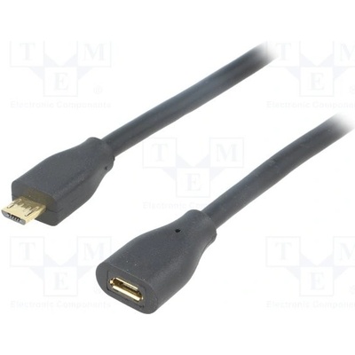 Logilink CU0120 USB 2.0, USB B micro vidlice, USB B micro zásuvka, 0,5m