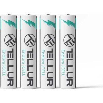 Tellur Батерии Tellur Endura Cell, цинк-въглеродна, AAA R03, 1.5V, 4 бр. /компл (TLL158491)