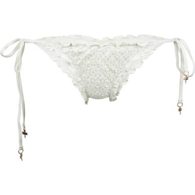 Seafolly Дамско бикини долнище Seafolly Women's Day Dreamer Brazillian Tie Side Bikini bottom - Vanilla - размер 32 (EU) (150-5063-0311)