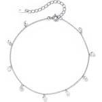 Silenti Jewelry Сребърна гривна за крак "Фрея
