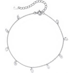 Silenti Jewelry Сребърна гривна за крак "Фрея