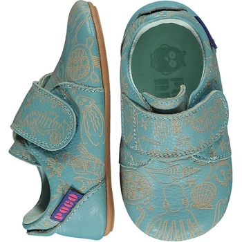 kožené barefoot Mighty Shoes od Poco Nido modrá