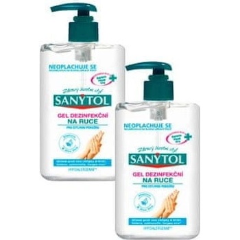 Sanytol dezinfekční gel sensitive 2x 250 ml