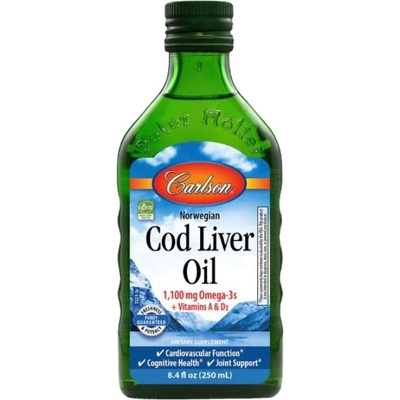 Carlson Labs Norwegian Cod Liver Oil 1100 mg [250 мл] Натурален