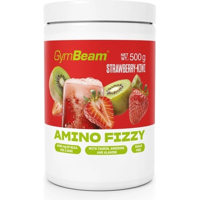 GymBeam Ефервесцентен Amino Fizzy 500 g ягода и киви